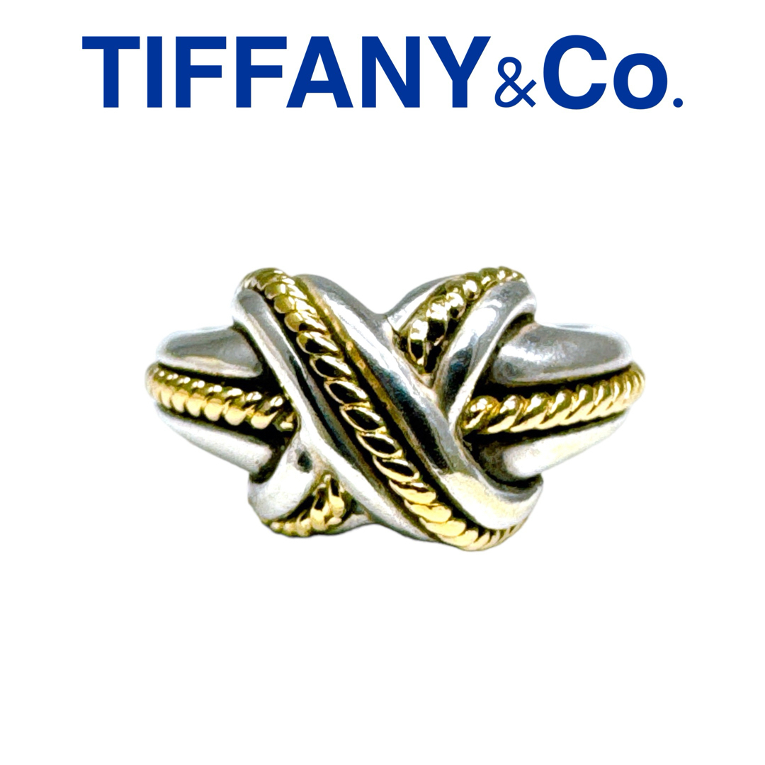 ティファニー シグネチャー リング 指輪 K18 925 シルバー 金 12号ゴールド金シルバー銀種類