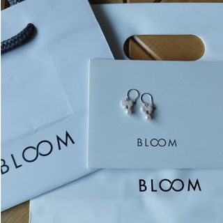 ブルーム(BLOOM)の新品|美品|BLOOM ブルーム　ピアス　k10　シロチョウカイ　フックピアス(ピアス)