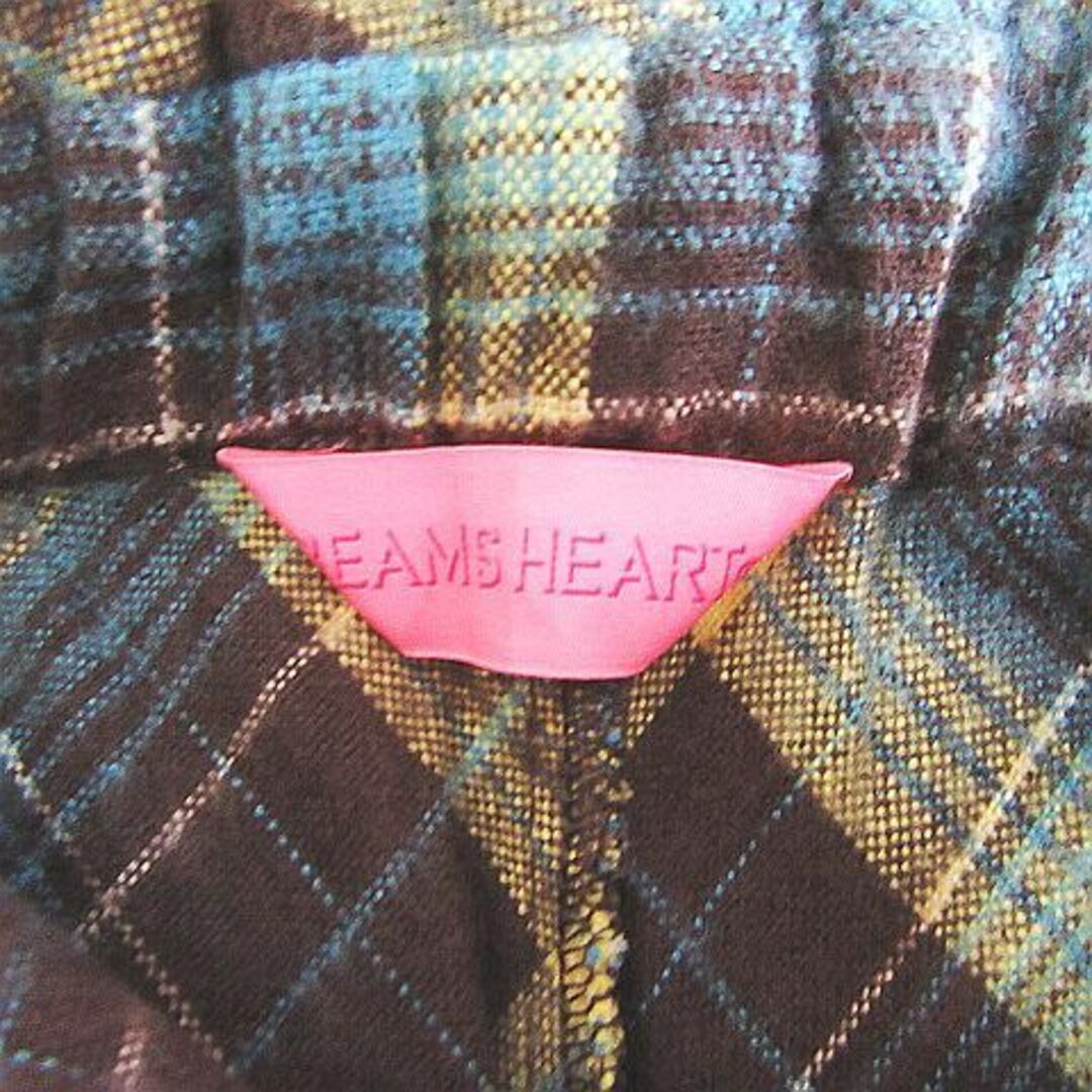 BEAMS HEART スカート マキシ丈 コットン チェック マルチカラー レディースのスカート(ロングスカート)の商品写真