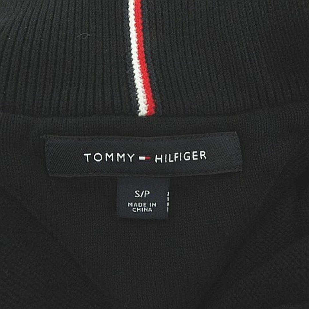 TOMMY HILFIGER(トミーヒルフィガー)のTOMMY HILFIGER ニット 長袖 ハーフジップ コットン 刺繍 S/P レディースのトップス(ニット/セーター)の商品写真