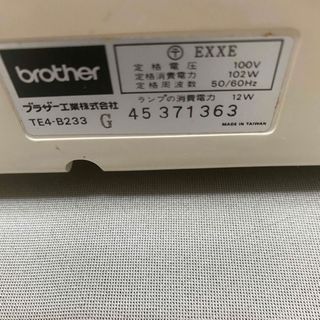 brother ロックミシン　1本針3本糸　ジャンクbrother