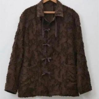 ワンエルディーケーセレクト(1LDK SELECT)のMASU JACQARD PAJAMA BLOUSON（BROWN）(ブルゾン)