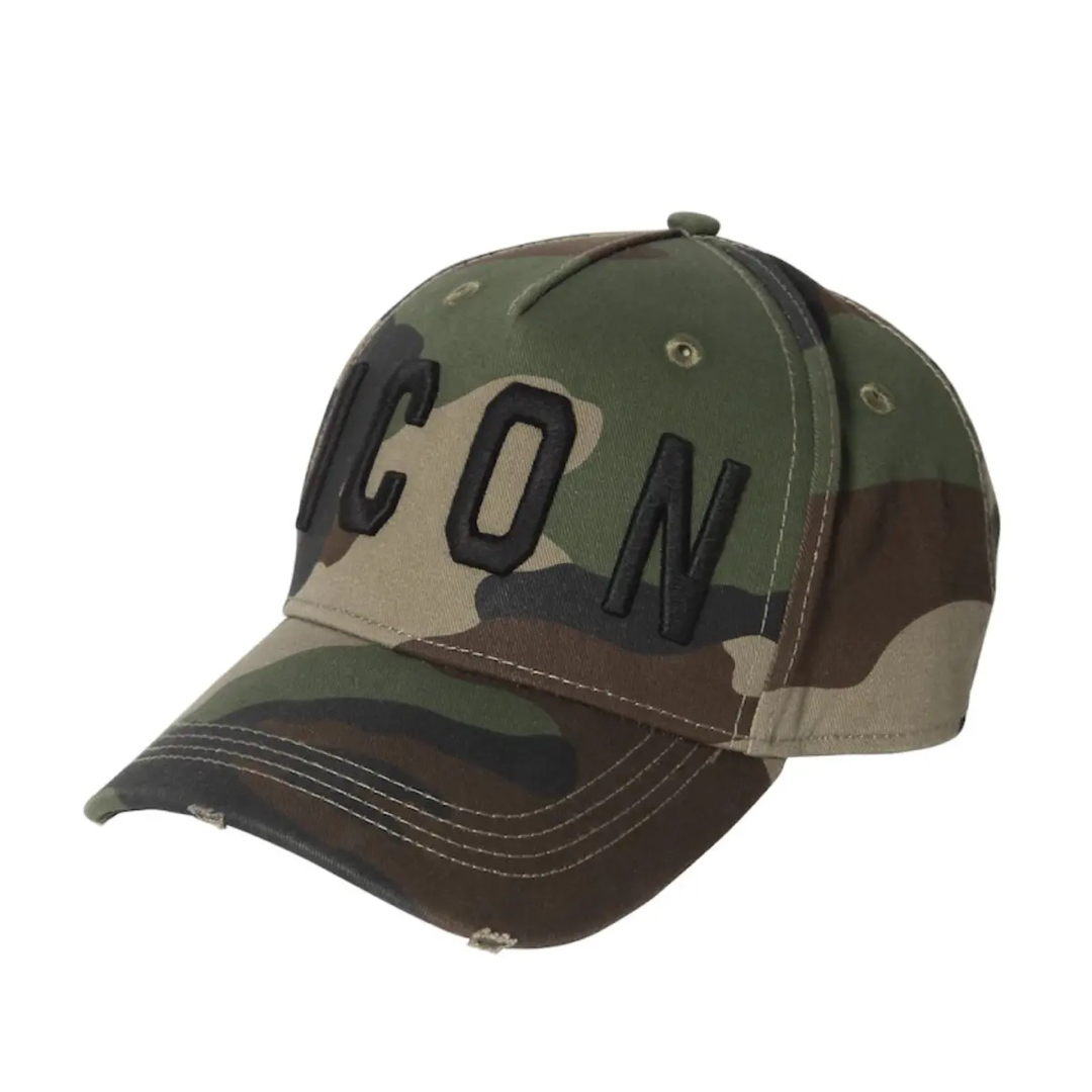 DSQUARED2 - DSQUARED2/ディースクエアード/ICON CAP 迷彩 DSQUARED2 - DSQUARED2/ディースクエアード/ICON CAP 迷彩