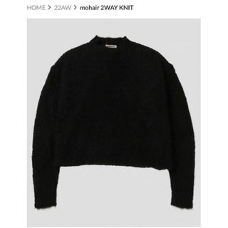 NKNIT mohair 2WAY KNIT(ニット/セーター)