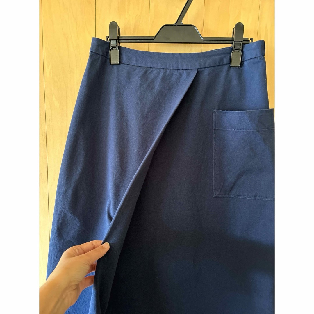 MUJI (無印良品)(ムジルシリョウヒン)の無印のチノイージーセミフレアスカート レディースのスカート(ロングスカート)の商品写真