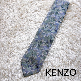 ケンゾー(KENZO)のKENZO ケンゾー　花柄　刺繍　ネクタイ　おしゃれ　(ネクタイ)