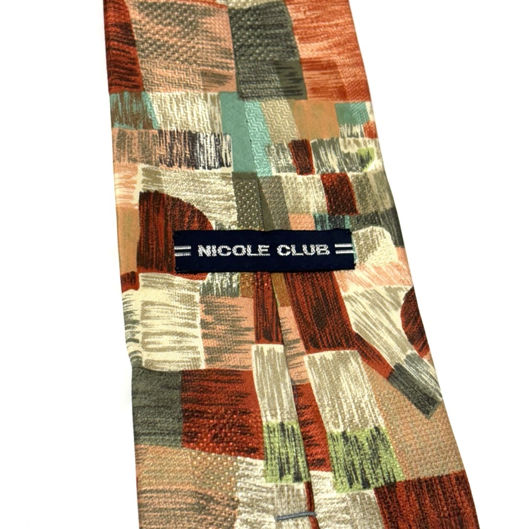 NICOLE CLUB(ニコルクラブ)の美品✨ ニコルクラブ  ネクタイ マルチカラー  お洒落✨ メンズのファッション小物(ネクタイ)の商品写真