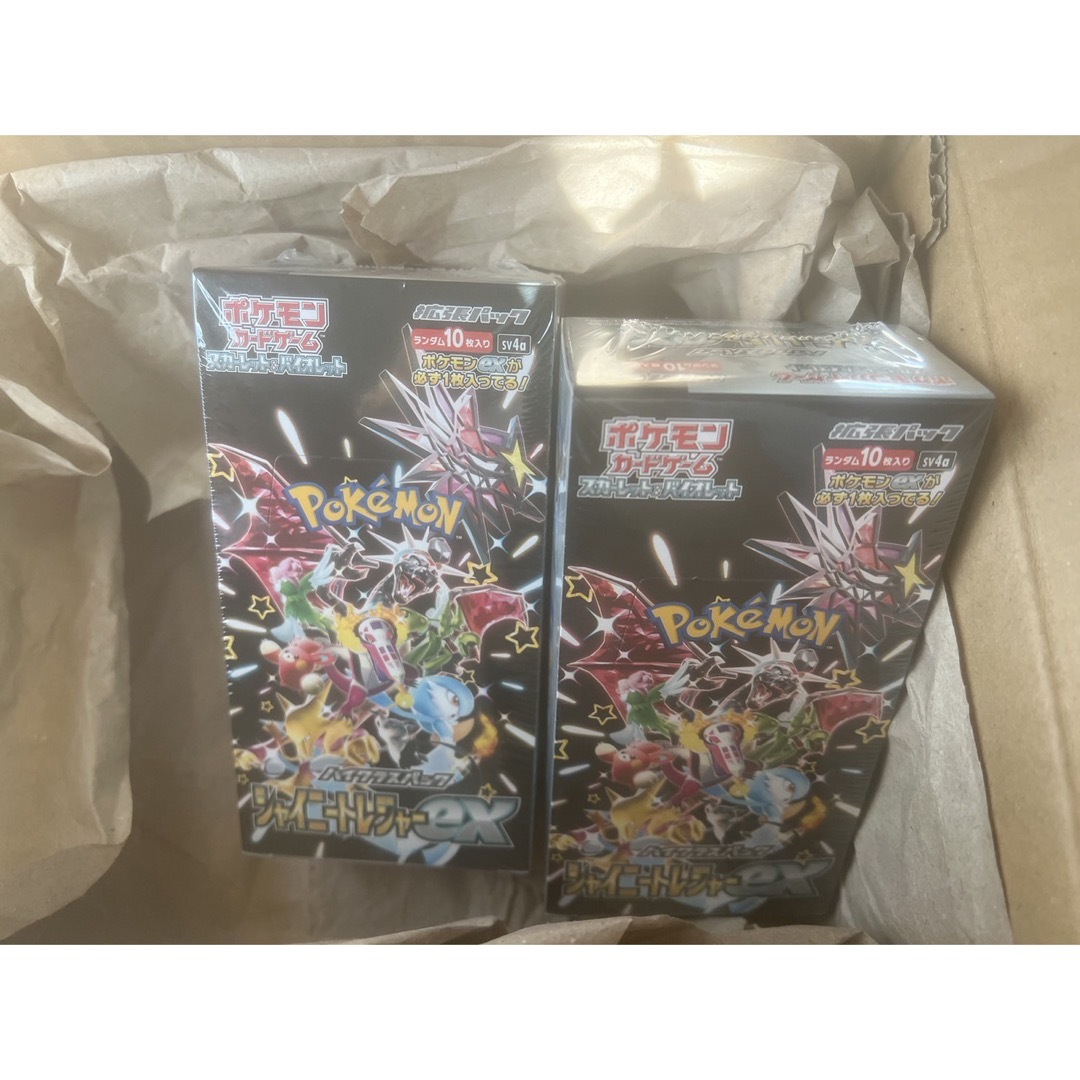 シャイニートレジャー ex 2BOX シュリンク付き 新品未開封 シャイニートレジャー ex 2BOX シュリンク付き 新品未開封