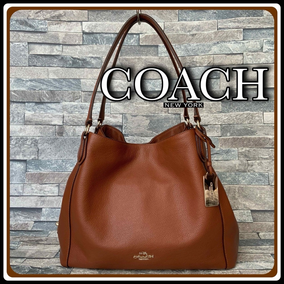 COACH イーディー ショルダー バッグ 31 リファインド ペブルド レザーのサムネイル