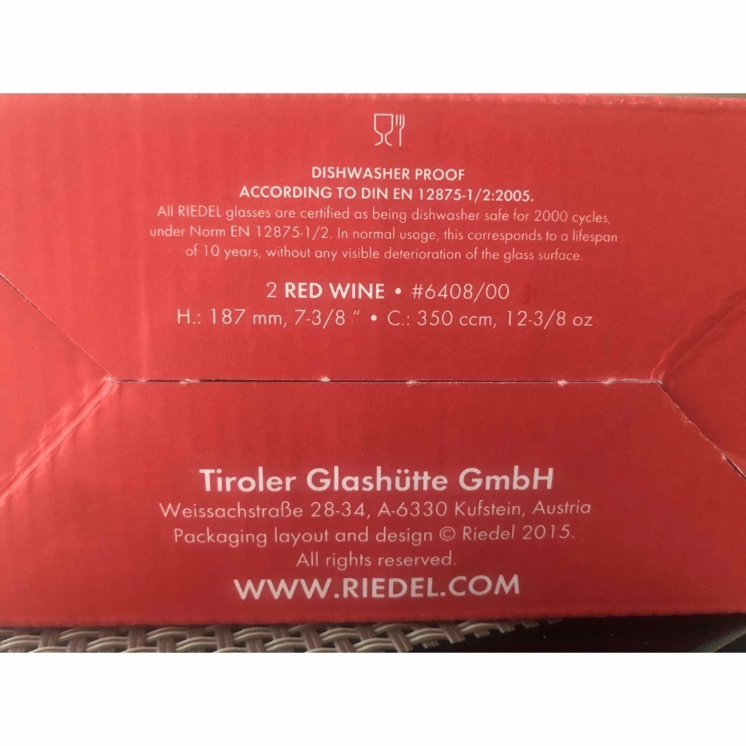 RIEDEL(リーデル)のPINK♥様【RIEDEL】新品未使用✨ ouverture  RED WINE インテリア/住まい/日用品のキッチン/食器(グラス/カップ)の商品写真