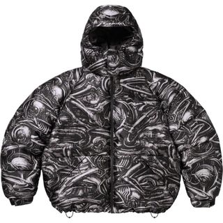 シュプリーム(Supreme)の H.R. Giger Jacquard Down Puffer Jacket (ダウンジャケット)