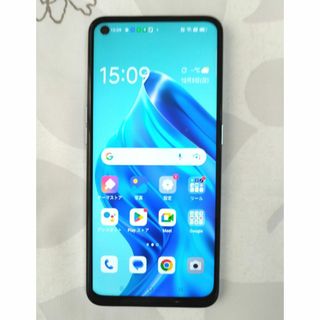 オッポ(OPPO)のOPPO Reno5 A (アイスブルー) Simフリー 傷ナシ・オマケ（B）(スマートフォン本体)