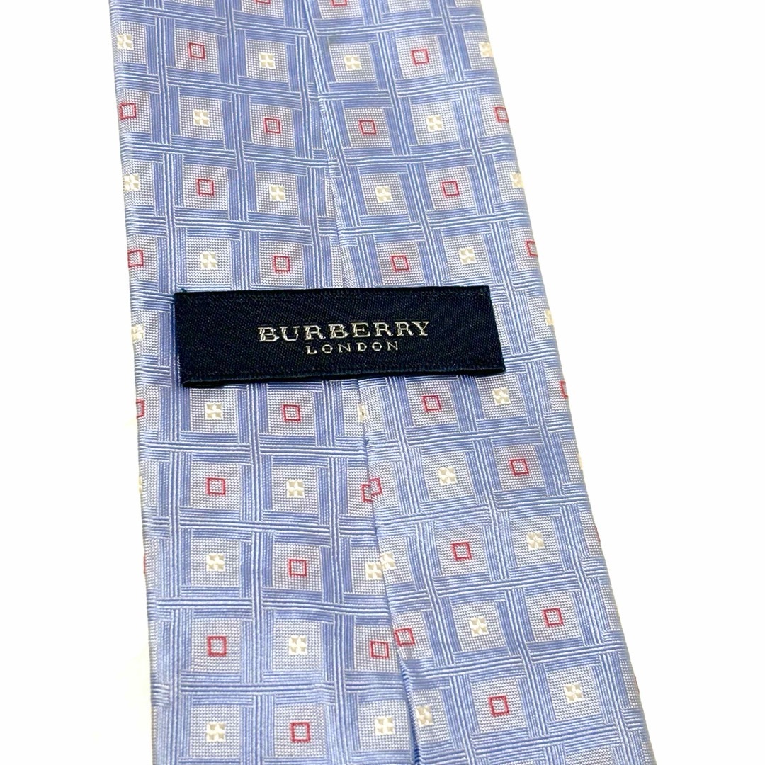 BURBERRY(バーバリー)のBURBERRY  バーバリー  光沢  ネクタイ  スカイブルー お洒落 メンズのファッション小物(ネクタイ)の商品写真