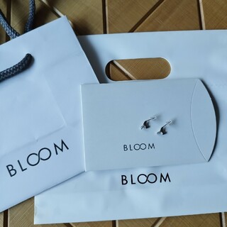 ブルーム(BLOOM)の新品|美品|BLOOM ブルーム　ピアス k14WG　ホワイトゴールド(ピアス)