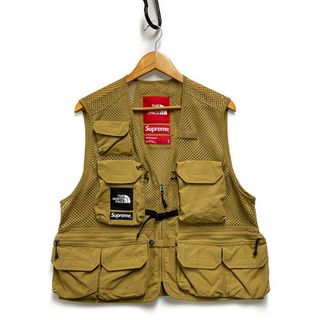 シュプリーム(Supreme)のSUPREME シュプリーム ×THE NORTH FACE ノースフェイス 20SS Cargo Vest カーゴベスト ベスト ゴールド サイズM 正規品 / 32822(ベスト)