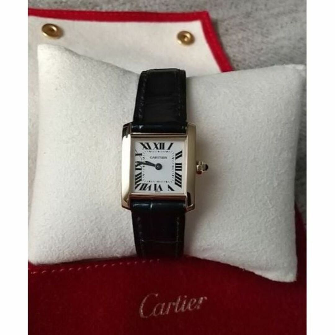 Cartier - CARTIER／カルティエ　タンクフランセーズSM　18K　YG　腕時計