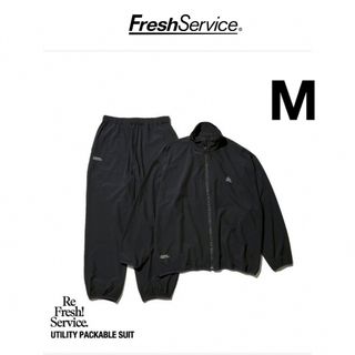 freshservice⭐︎UTILITY PACKABLE SUITブラックM(ナイロンジャケット)