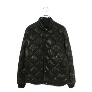 クロムハーツ(Chrome Hearts)のクロムハーツ  TEENAGE KICKS LTHR キルティングダウンジャケット メンズ M(ダウンジャケット)