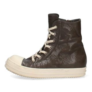 リックオウエンス(Rick Owens)のリックオウエンス  RAMONES ラモーンズレザーハイカットスニーカー メンズ 40(スニーカー)