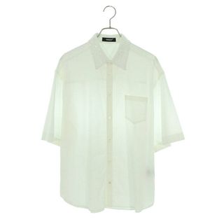 アンダーカバー(UNDERCOVER)のアンダーカバー  23SS  UC1C1406-1 衿スパンコール半袖シャツ レディース 2(シャツ/ブラウス(半袖/袖なし))