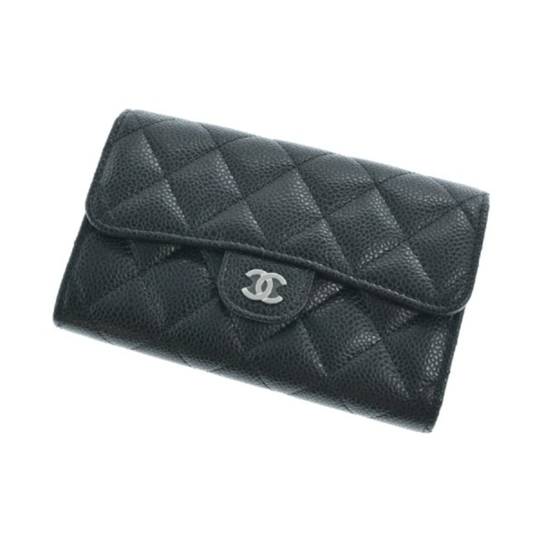 CHANEL - CHANEL シャネル 財布・コインケース - 黒 【古着】【中古】