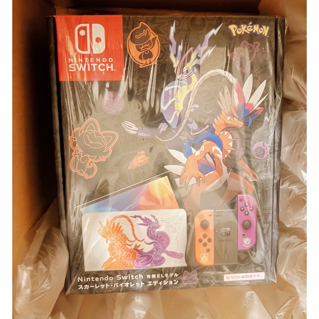 Switch スイッチ本体 有機EL スカーレット・バイオレットエディション