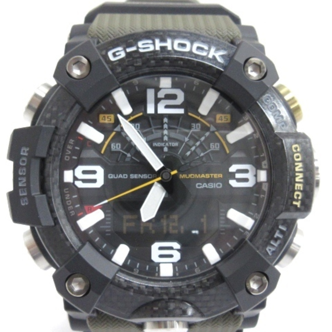 22cm腕周りカシオ G-SHOCK マッドマスター 腕時計 電波ソーラー GG-B100