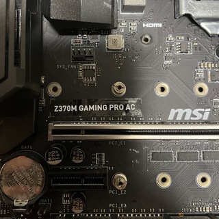 エムエスアイ(msi)のタッキ8522様専用　msi Z370m GAMING PRO AC 動作確認済(PCパーツ)