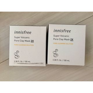 イニスフリー(Innisfree)の【2個セット】 スーパーヴォルカニック ポア　クレイマスク　2X(パック/フェイスマスク)