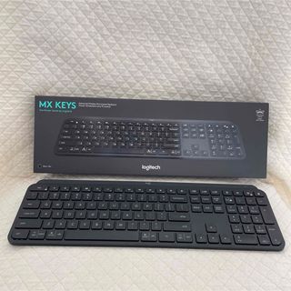 美品　ロジテック　キーボード　MX KEYS ブラック(PC周辺機器)