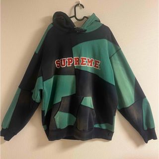 シュプリーム(Supreme)のsupreme パーカー　パッチワーク　20AW(パーカー)