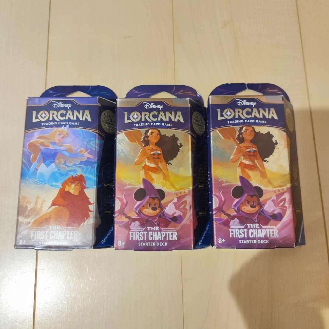 3個セット】Lorcana ロルカナ スターターデッキ starter deckBox/デッキ/パック