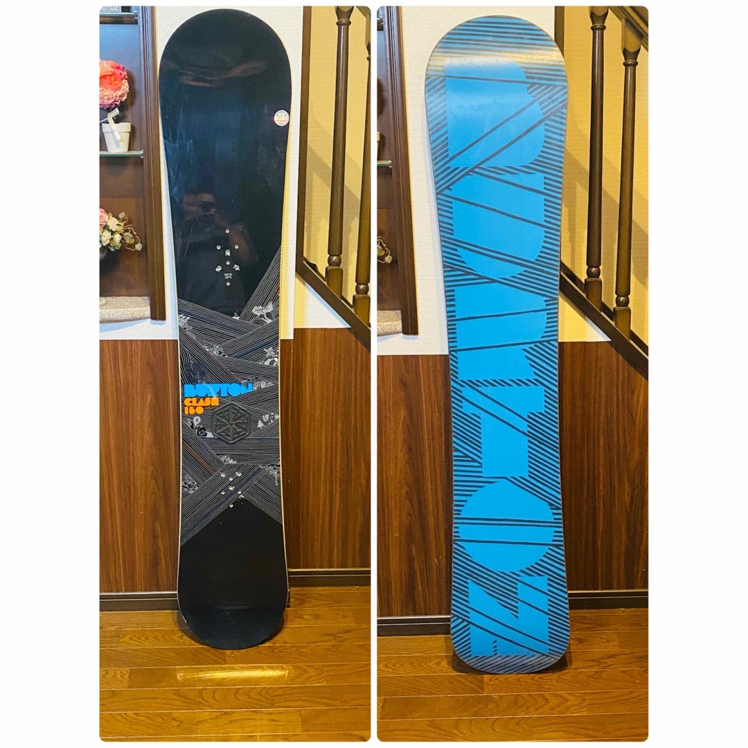 バートン BURTON クラッシュ スノーボード ボード 板 160cm - ボード