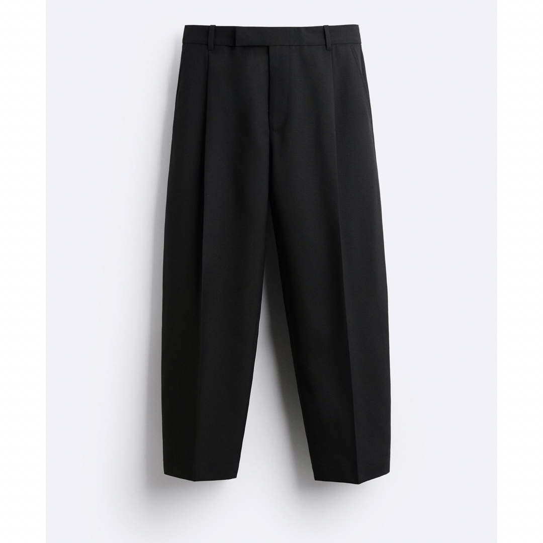ZARA×STUDIO NICHOLSONプリーツパンツ ワイドフィットパンツ の ZARA×STUDIO NICHOLSONプリーツパンツ ワイドフィットパンツ の