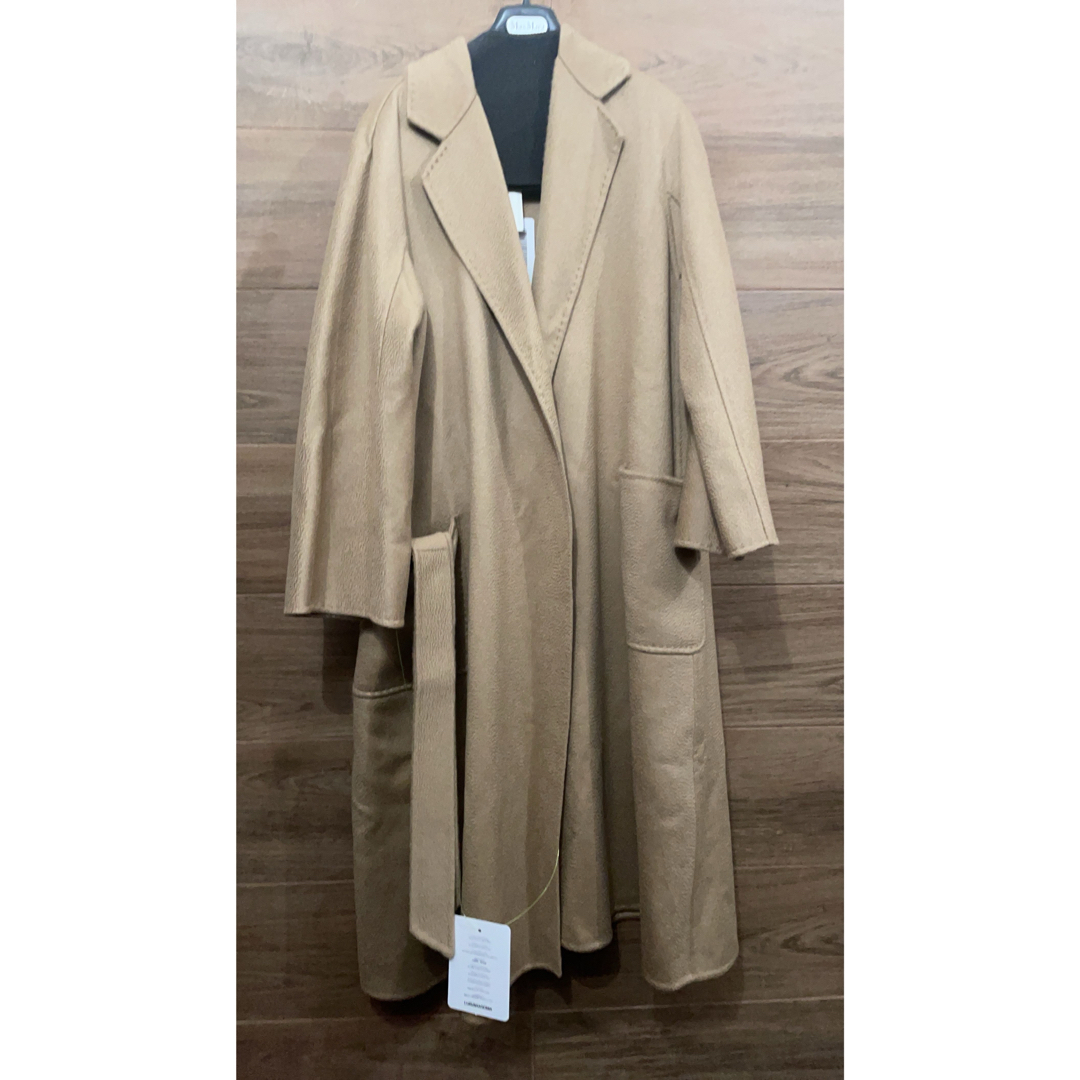 Max Mara(マックスマーラ)のMax Mara カシミアロングコート　新品タグ付き レディースのジャケット/アウター(ダウンコート)の商品写真