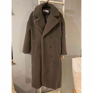 ザラ(ZARA)のZara ロング　テディ風コート(毛皮/ファーコート)