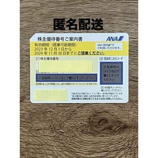 エーエヌエー(ゼンニッポンクウユ)(ANA(全日本空輸))の全日空　ANA 株主優待券(航空券)