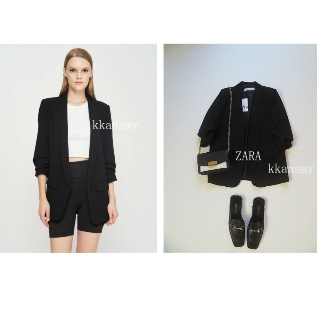 ZARA(ザラ)の新品　定価12900円　ZARA　ジャケット　ブルゾン　コート レディースのジャケット/アウター(ブルゾン)の商品写真