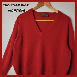 クリスチャンディオール(Christian Dior)のChristian Dior PARIS ニット vintageイタリア製 古着(ニット/セーター)