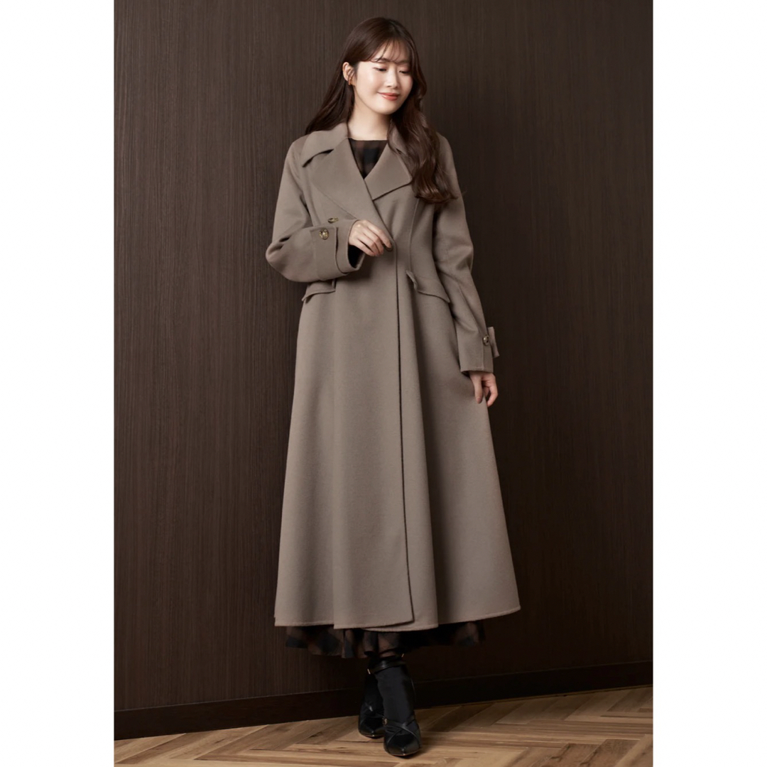 Her lip to(ハーリップトゥ)の【未使用美品】Hamilton Wool River Dress Coat レディースのジャケット/アウター(ロングコート)の商品写真