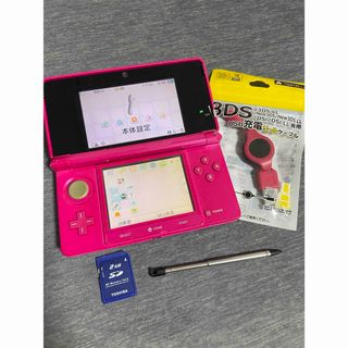 【送料込】 3DS  ピンク(携帯用ゲーム機本体)