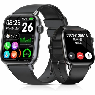スマートウォッチ 通話機能付き 業界新登場 Bluetooth5.3(腕時計(デジタル))