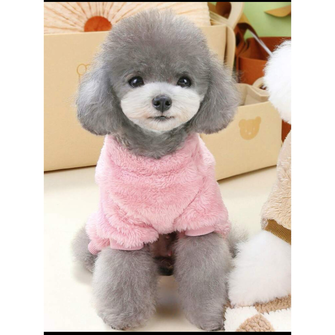 ペット　洋服　衣装　ピンク　Sサイズ　フリース　新品未使用 その他のペット用品(犬)の商品写真