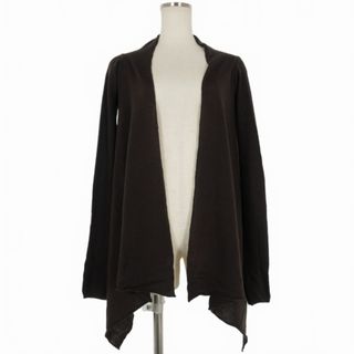 リックオウエンス(Rick Owens)のリックオウエンス 05AW クロップド ウール ニットカーディガン 36 茶(カーディガン)