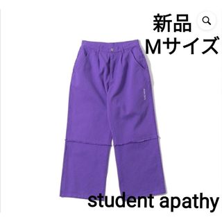 シュプリーム(Supreme)の新品　student apathy　Mサイズ　アンクルチノパンツ　パープル(チノパン)