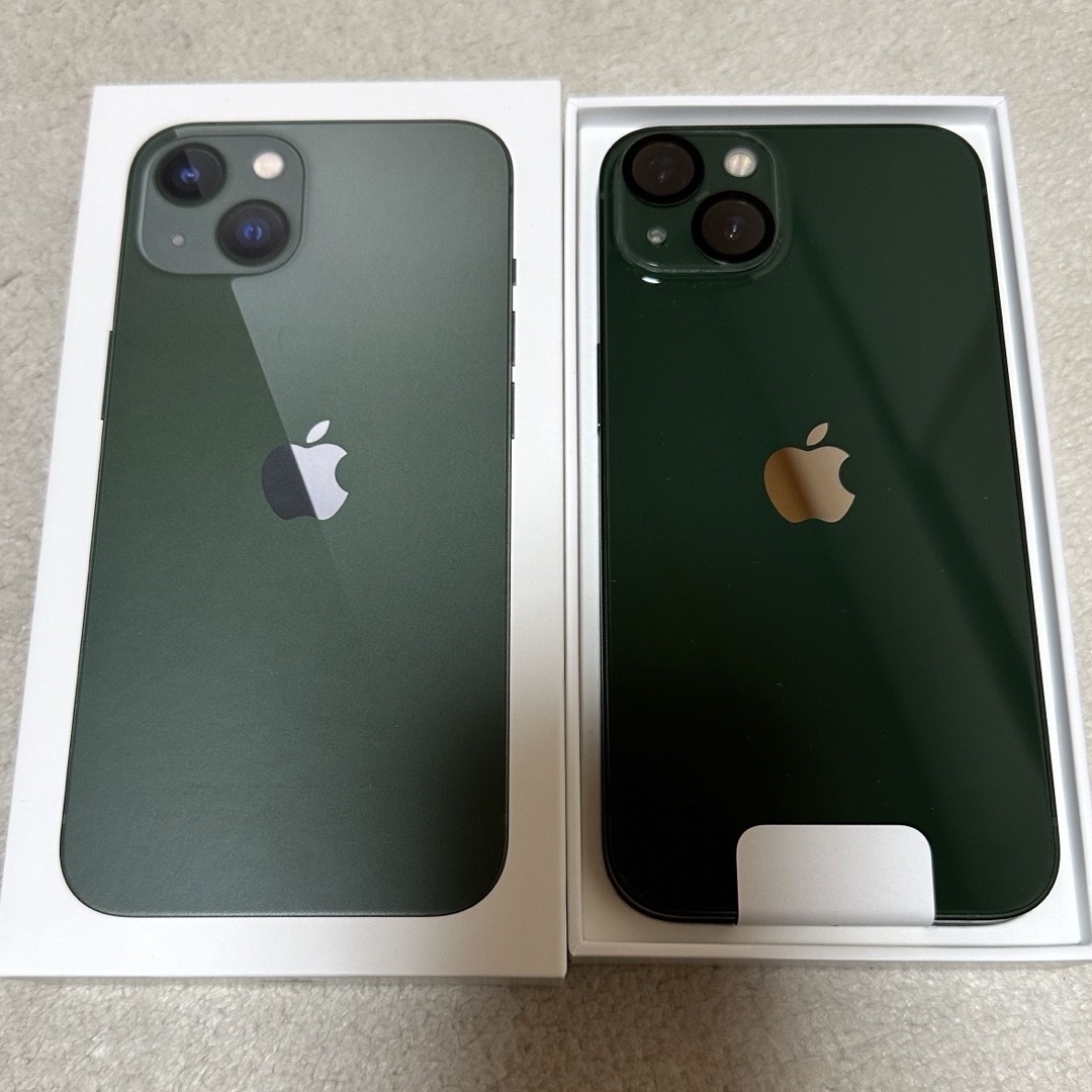 Apple(アップル)のアップル iPhone13 256GB グリーン スマホ/家電/カメラのスマートフォン/携帯電話(スマートフォン本体)の商品写真