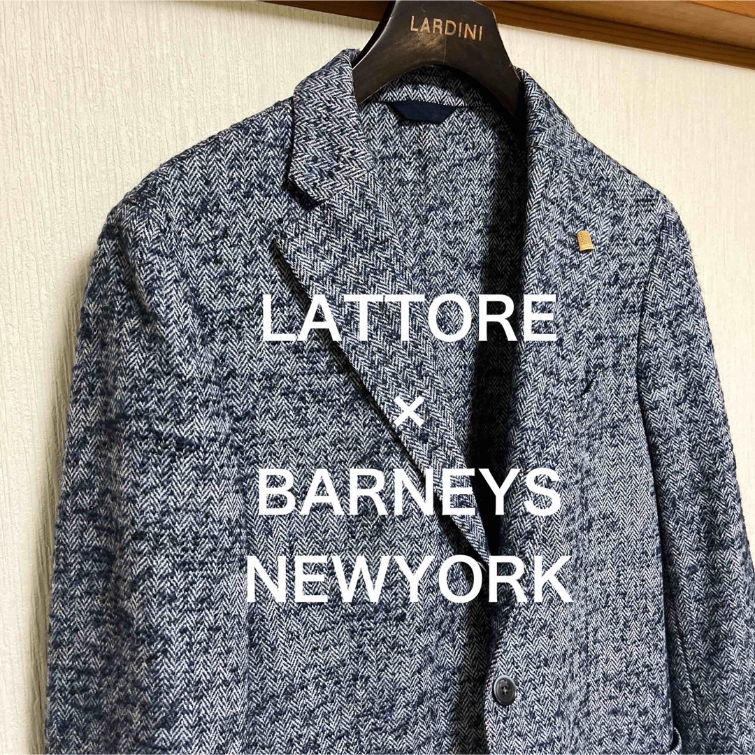 【極美品】LATTORE × BARNEYS NEWYORK メランジジャケットメンズ