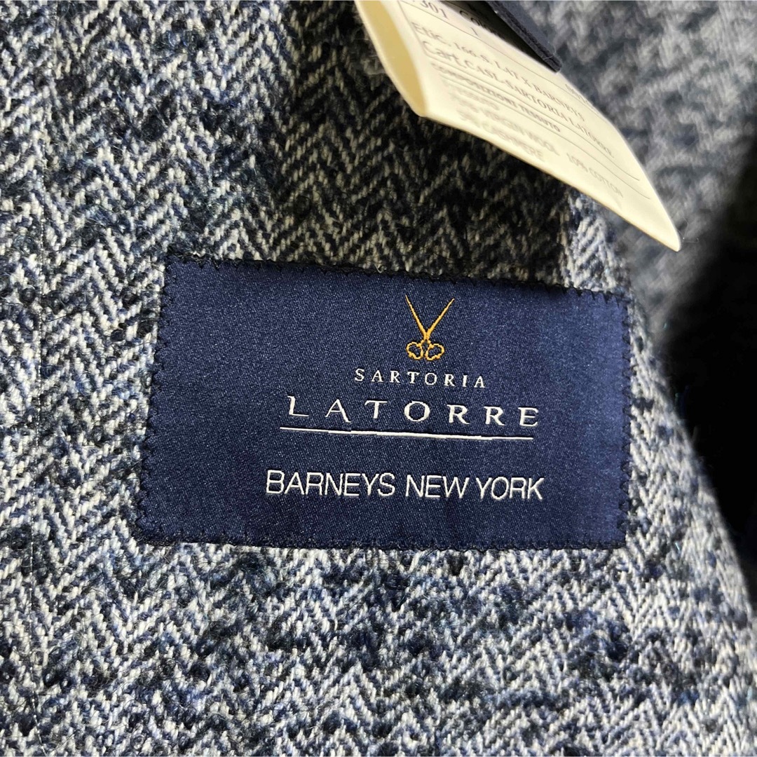 BARNEYS NEW YORK(バーニーズニューヨーク)の【極美品】LATTORE × BARNEYS NEWYORK メランジジャケット メンズのジャケット/アウター(テーラードジャケット)の商品写真