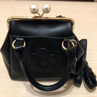 マリークワント(MARY QUANT)のマリークワント　パールがま口2wayミニトートバッグ(ショルダーバッグ)