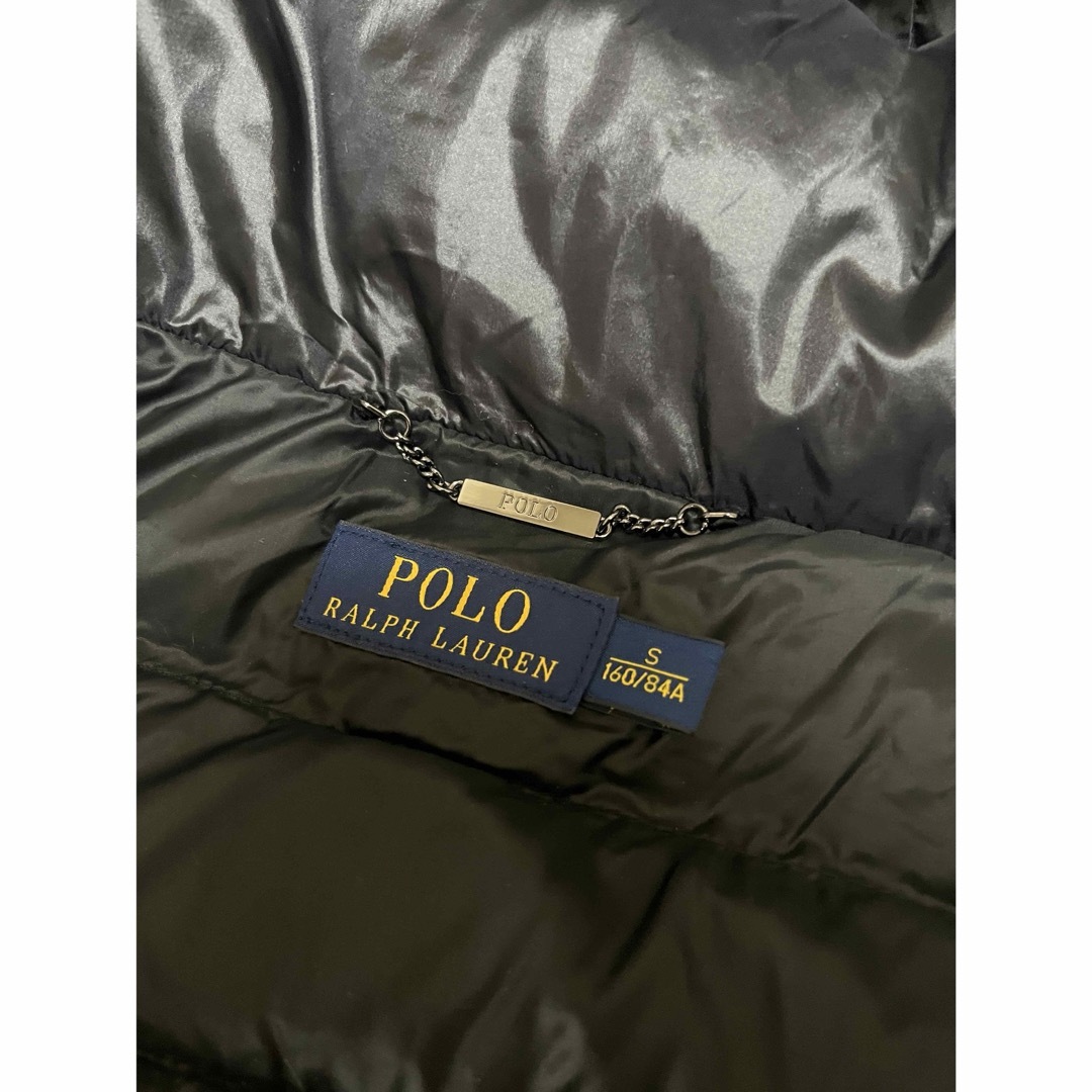 POLO RALPH LAUREN(ポロラルフローレン)のポロラルフローレン ダウンベスト レディースSサイズ ブラック POLO レディースのジャケット/アウター(ダウンベスト)の商品写真